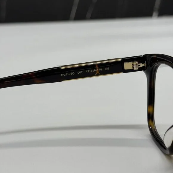 NEW GUCCI GG1192O 002 HAVANA WOMEN EYEGLASSES GUCCI - Picture 8 of 10